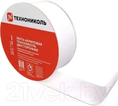 Скотч двухсторонний Технониколь Акриловый 080666 (25мx40мм) — фото 3
