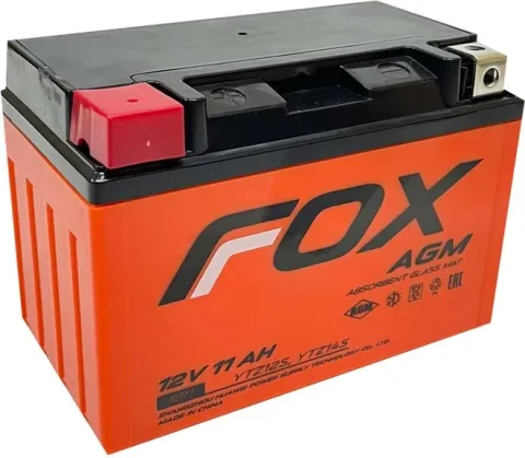 Мотоаккумулятор FoX 11 Ah (1) 200A YTZ12S-BS / 1211 (11А/ч)