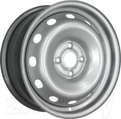 Штампованный диск Magnetto 15001 15x6" 4x100мм DIA 60.1мм ET 50мм Silver — фото 3