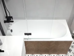Ванна из искусственного мрамора Belux Борнео 170x70 (18, белый матовый/Solid Surface) — фото 2