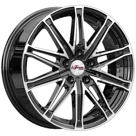 Литой диск iFree Виар 17x6.5" 5x114.3мм DIA 67.1мм ET 35мм Блэк джек