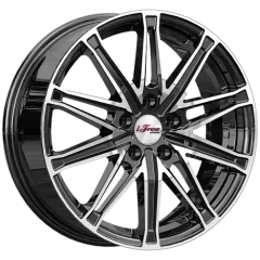 Литой диск iFree Виар 17x6.5" 5x114.3мм DIA 67.1мм ET 35мм Блэк джек — фото 1