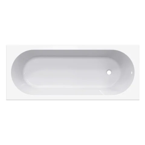 Ванна из искусственного мрамора Belux Борнео 180x80 (18, белый матовый/Solid Surface)