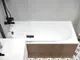 Ванна из искусственного мрамора Belux Борнео 180x80 (18, белый матовый/Solid Surface) — фото 6