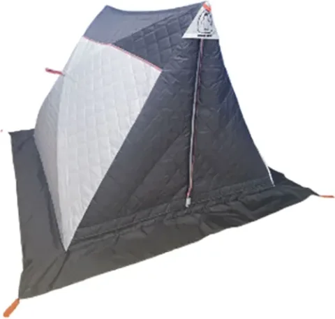 Палатка Пингвин Shelters Двускатная утепленная палатка 200x190 / 00752 (белый/серый)