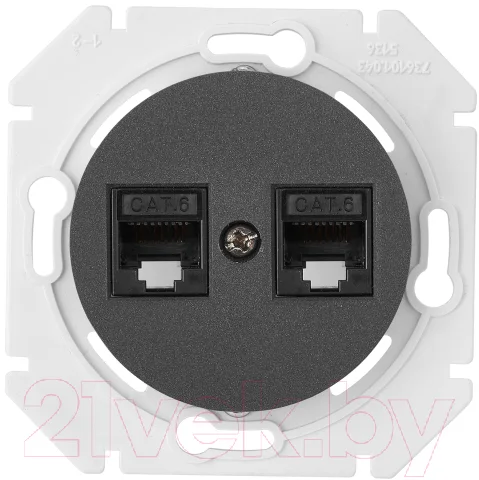 Розетка Bylectrica РК216-6312 (графит)