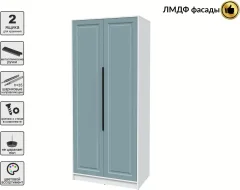 Шкаф Interline Концепт КТ-Ш2 Деко (белый платинум/океан) — фото 2