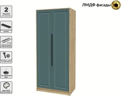 Шкаф Interline Концепт КТ-Ш2 Деко (дуб золотой/верде) — фото 2