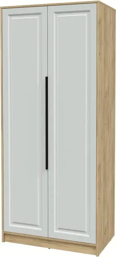 Шкаф Interline Концепт КТ-Ш2 Деко (дуб золотой/грей) — фото 1