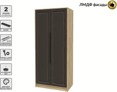 Шкаф Interline Концепт КТ-Ш2 Деко (дуб золотой/дуб английский) — фото 2