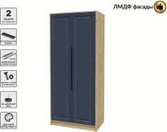 Шкаф Interline Концепт КТ-Ш2 Деко (дуб золотой/дуб королевский) — фото 2