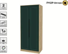 Шкаф Interline Концепт КТ-Ш2 Деко (дуб золотой/изумруд) — фото 2