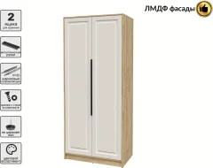 Шкаф Interline Концепт КТ-Ш2 Деко (дуб золотой/кашемир) — фото 2