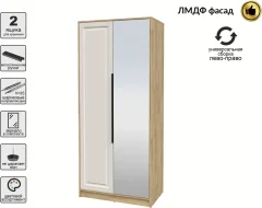Шкаф Interline Концепт КТ-Ш2з Деко (дуб золотой/кашемир) — фото 2