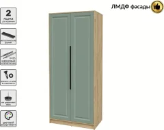 Шкаф Interline Концепт КТ-Ш2 Деко (дуб золотой/мята) — фото 2
