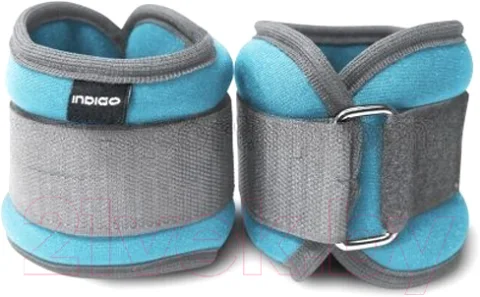 Комплект утяжелителей Indigo Sport Кросс 2x0.5кг / SM-435 (голубой)