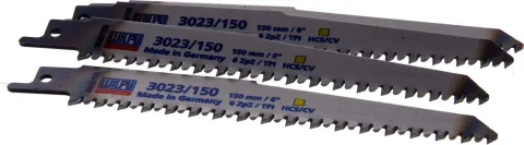 Набор пильных полотен Wilpu 3025/150 6 tpi 150мм / 1240000005