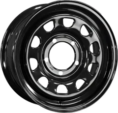 Штампованный диск ZEPP 4x4 Jeep Semicircle 16x8" 5x114.3мм DIA 84мм ET -19мм (Gloss Black) — фото 3