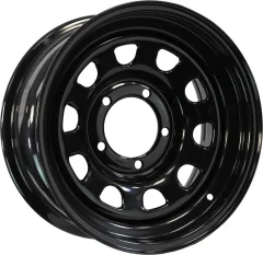 Штампованный диск ZEPP 4x4 УАЗ Round 16x7" 5x139.7мм DIA 110мм ET -3мм (Gloss Black) — фото 1