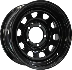 Штампованный диск ZEPP 4x4 УАЗ Round 16x7" 5x139.7мм DIA 110мм ET -3мм (Gloss Black) — фото 3