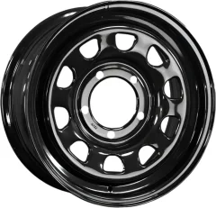 Штампованный диск ZEPP 4x4 Toyota/Nissan Semicircle 16x7" 6x139.7мм DIA 110мм ET 30мм (Gloss Black) — фото 1