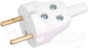 Вилка штепсельная Bylectrica В6-215 (белый)