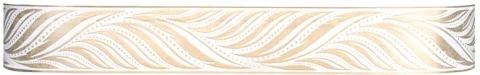 Карниз для штор LEGRAND Феникс 7см 2м 2р с поворотами / 58139228 (белый/золотой)