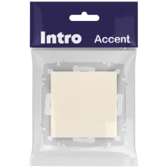 Выключатель INTRO Accent 6-103-02 / Б0063455 (слоновая кость) — фото 6