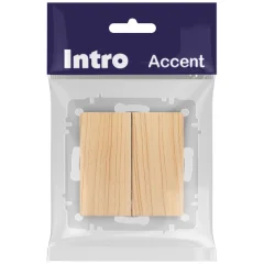 Выключатель INTRO Accent 6-104-11 / Б0063503 (сосна) — фото 6
