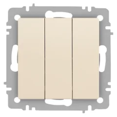 Выключатель INTRO Accent 6-106-02 / Б0063534 (слоновая кость) — фото 1
