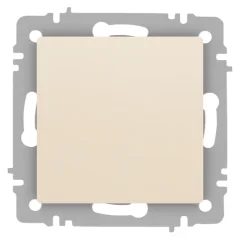 Выключатель INTRO Accent 6-108-02 / Б0063582 (слоновая кость) — фото 1