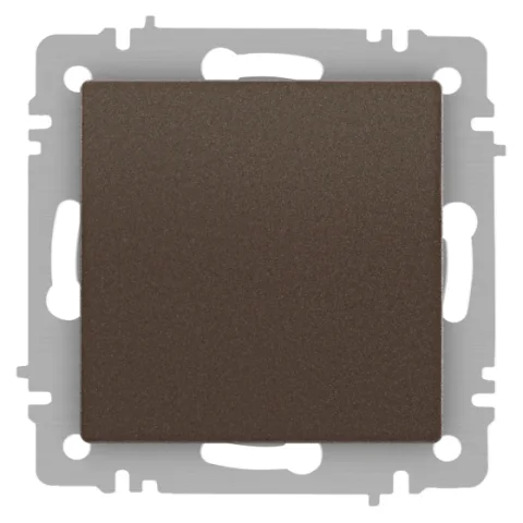 Выключатель INTRO Accent 6-108-08 / Б0063594 (бронза)