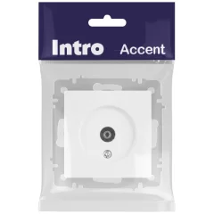 Розетка INTRO Accent 6-301-01М / Б0063603 (белый матовый) — фото 6