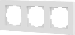 Рамка для выключателей и розеток INTRO Accent 6-503-01М / Б0063744 (белый матовый) — фото 8