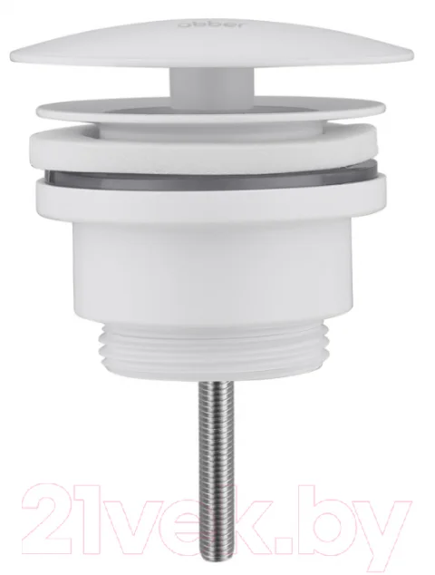 Донный клапан Abber AF0012W (белый)