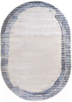 Коврик Kartal Afina PC18B-WHITE-OVAL (1.2x1.7) — фото 1