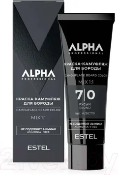Краска для бороды Estel Alpha Pro 7/0 (40мл) — фото 10