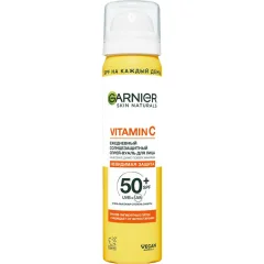 Спрей солнцезащитный Garnier Ambre Solaire Skin Naturals Vitamin C Вуаль Невидимая защита (75мл) — фото 1