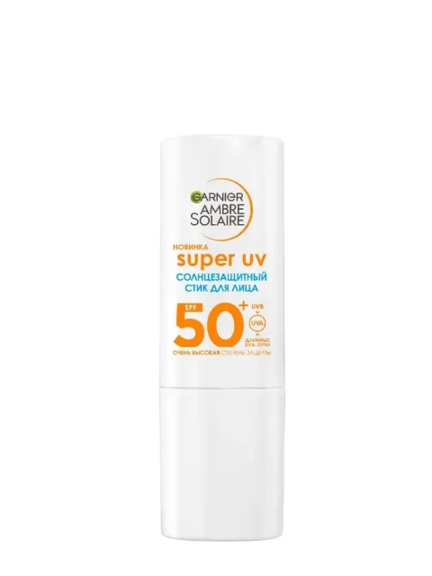 Стик солнцезащитный Garnier Ambre Solaire Super UV SPF50+ (9мл)