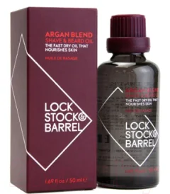 Масло для бороды Lock Stock&Barrel Argan Blend Shave Oil для бритья и ухода за бородой (50мл) — фото 6