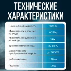 Проточный водонагреватель Atlanta ATH-7438 (белый) — фото 4