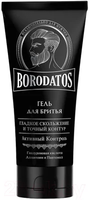 Гель для бритья Borodatos Активный контроль (75мл, туба) — фото 3