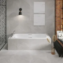Ванна стальная Lauter Brio Star 160 / 21S1601 + сифон 21Y31001 (с ножками, с ручками) — фото 6