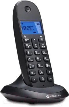 Беспроводной телефон Motorola C1001CB+ (черный) — фото 2