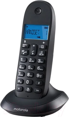Беспроводной телефон Motorola C1002CB+ (черный, две трубки) — фото 2