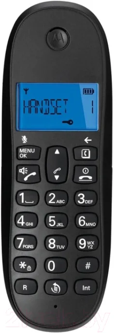 Беспроводной телефон Motorola C1002CB+ (черный, две трубки) — фото 3