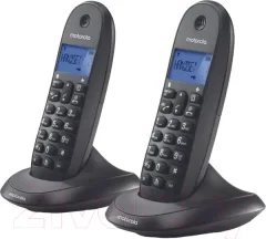 Беспроводной телефон Motorola C1002CB+ (черный, две трубки) — фото 9