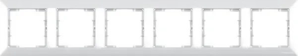 Рамка для выключателей и розеток Mutlusan Candela 2125-800-1601 (белый)