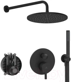 Душевая система со смесителем Ideal Standard Ceraline Black 6 в 1 SetA6939XG-2 — фото 1