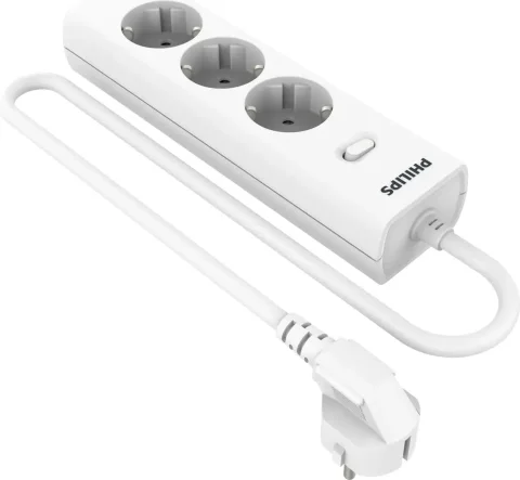 Сетевой фильтр Philips CHP2135WB/51 (3м, 3 розетки, белый)